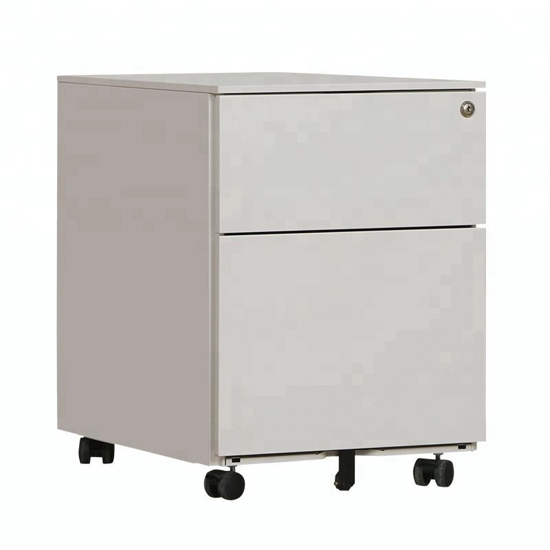 Office Equipment A4 File Cabinet 2 Drawer Mobile Pedestal