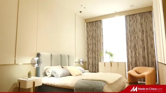 Mesa de recepção personalizada de madeira para saguão de hotel 5 estrelas